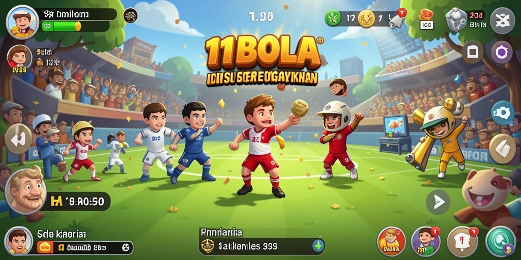Tampilan gameplay <strong>11BOLA</strong> yang memikat dan menarik perhatian.