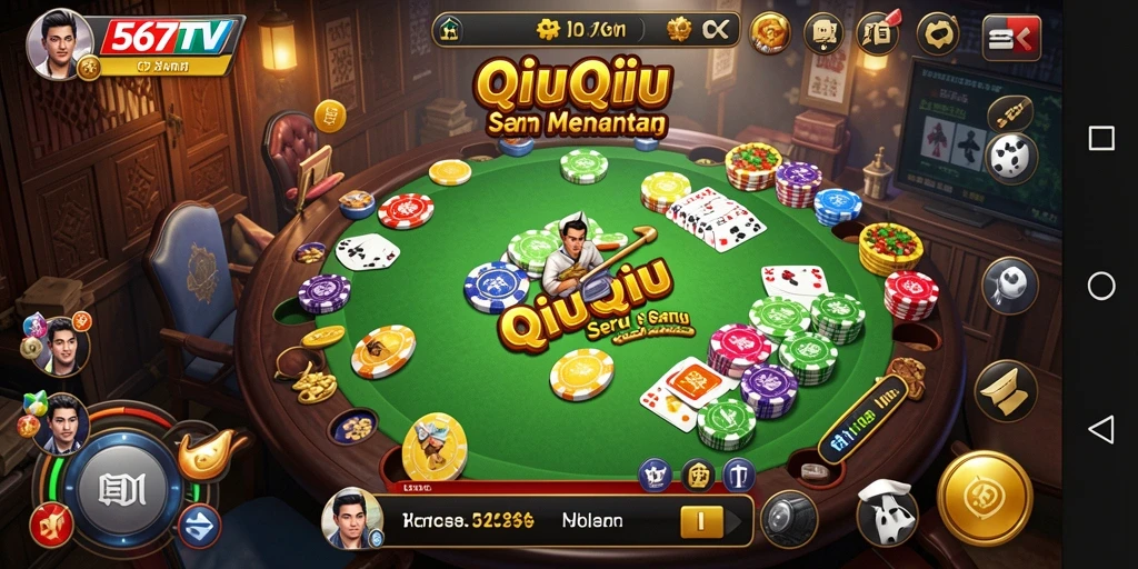 Tangkapan layar menunjukkan gameplay mendebarkan di 567TV.