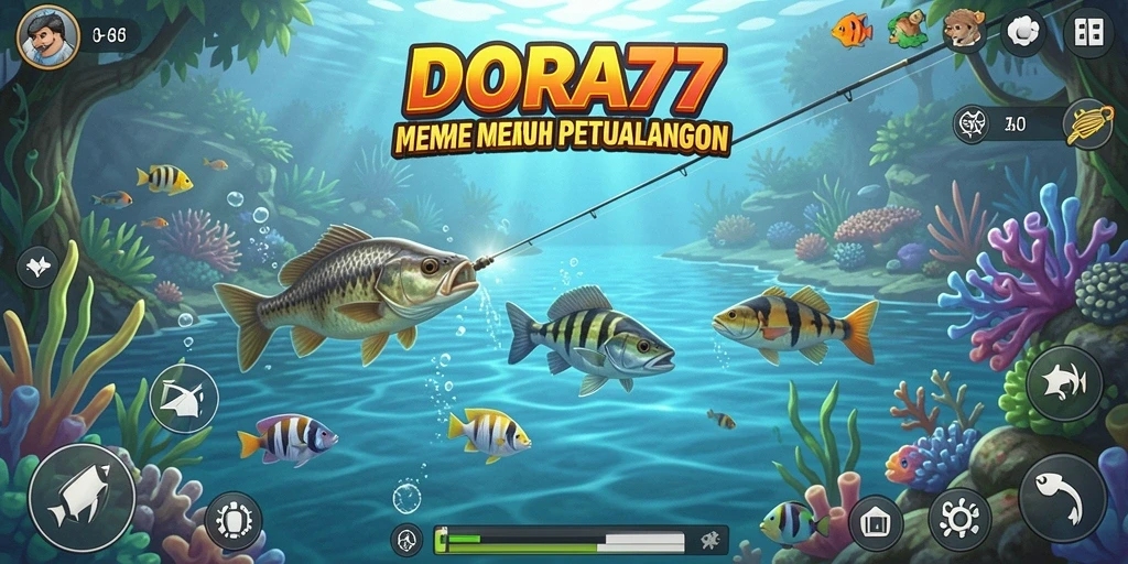 Tangkapan ikan besar dalam gameplay menakjubkan DORA77.