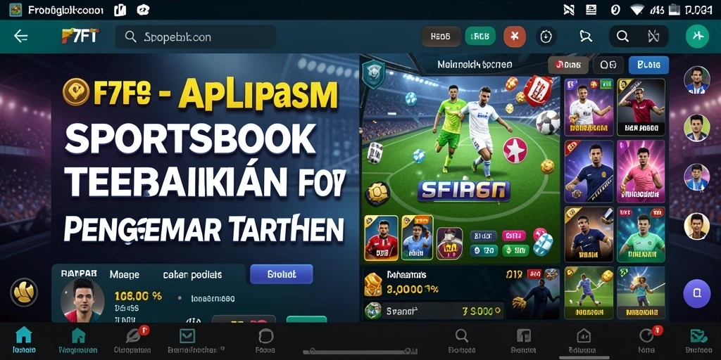 Screenshot tampilan gameplay aplikasi Sportsbook F7F7.