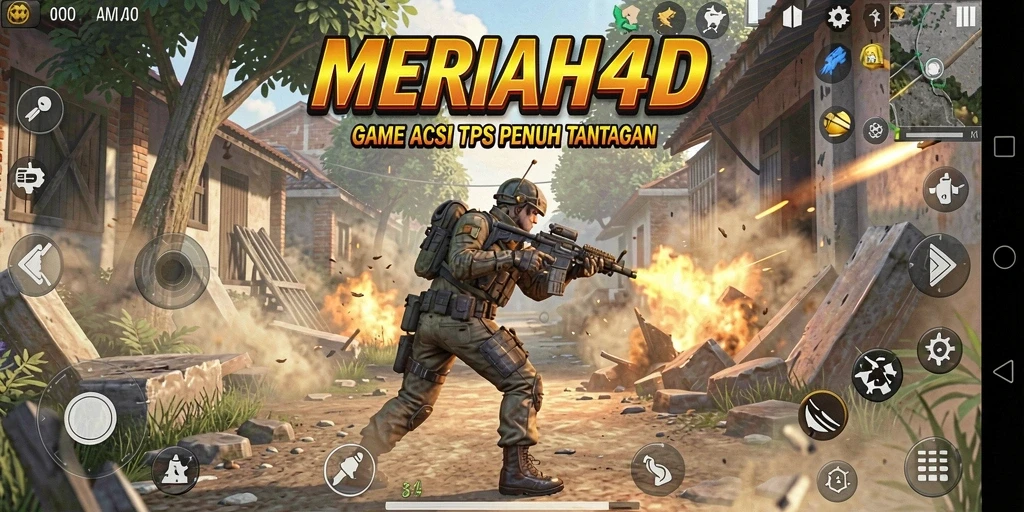 Tangkapan layar aksi mendebarkan dari gameplay MERIAH4D.
