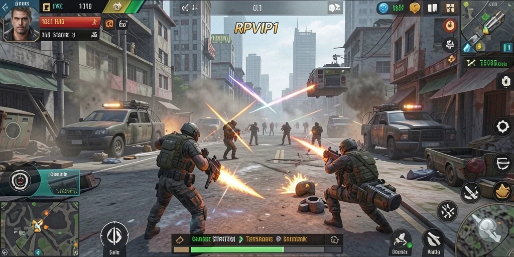 Tampilan gameplay menegangkan dari RPVIP1 dengan strategi yang mendebarkan.