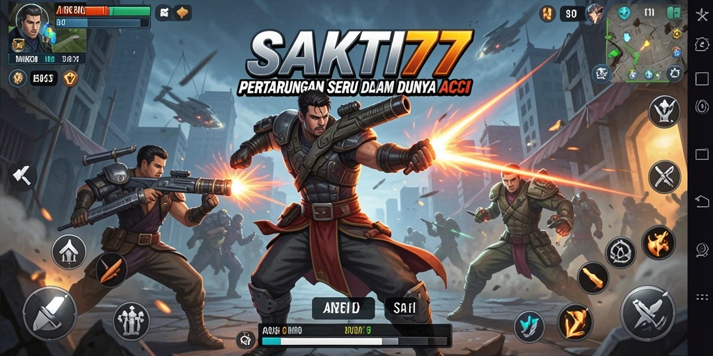 Tampilan seru dari gameplay SAKTI77 yang menegangkan.