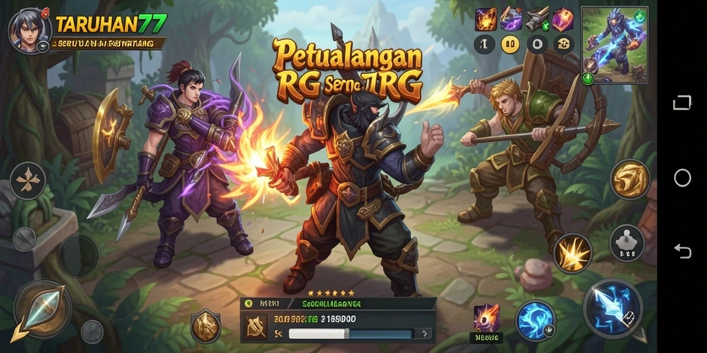 Tangkapan layar TARUHAN77 yang menampilkan aksi petualangan RPG yang mendebarkan.